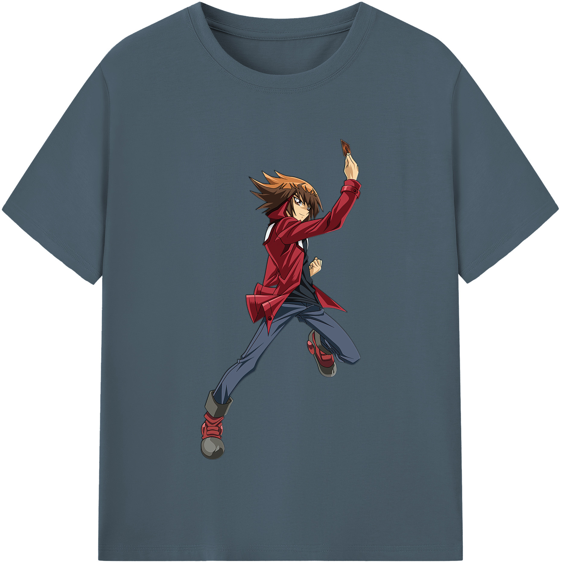 （画像用） 遊☆戯☆王 Yu-Gi-Oh! 綿100％半袖Tシャツ（フロントプリント）